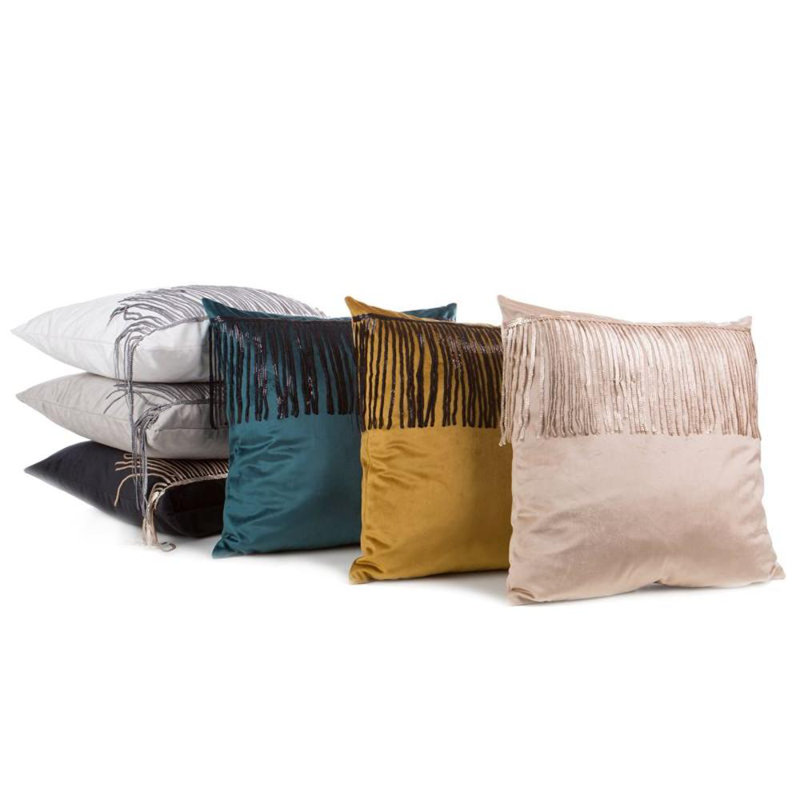 Rashawn Microfiber Pillow Case, Gold