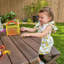 Solid Wood 4 - Person Seating Group