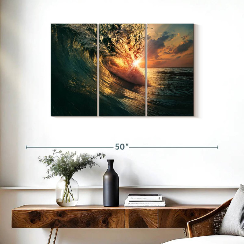 Gillard Splashing Wave, 24" H x 38" W