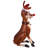 Santa's Red-Nosed Christmas Reindeer Statue
