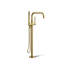 Purist® Floor-Mount Bath Filler Trim with Handshower-241600601
