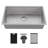 Karran Matrix 32" Undermount Workstation 16 Gauge Single Bowl Stainless Steel Kitchen Sink with Accessories