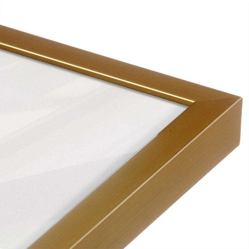 «Pier Angles II» par Nathan Larson, reproduction d'art, Doré, H 32 po x l 48 po