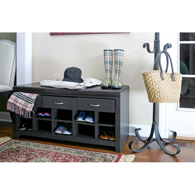 Miranda Linen Upholstered Storage Bench