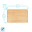 Argon Tableware Wooden Butchers Block Chopping Board-100821173
