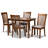 4 - Person Solid Wood Top Four Leg Base Dining Set