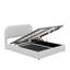 Grand lit plateforme tapissier