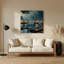 Art mural bleu nautique-644778064