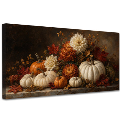 Art mural sur toile Moody Pumpkin