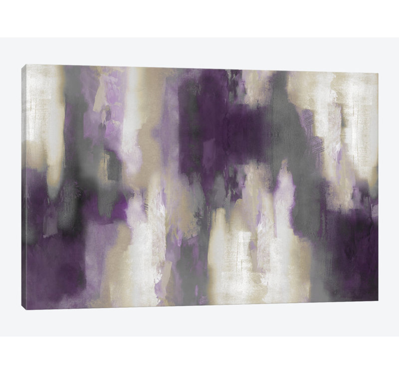 «Amethyst Perspect I», reproduction sur toile, H 40 po x l 60 po x p 1,5 po, Toile tendue