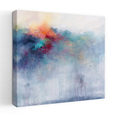 Colorful Cascade Abstract Contemporary Art