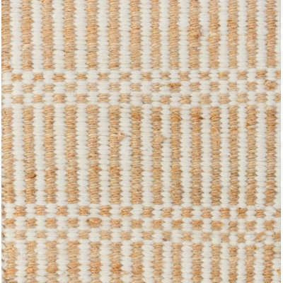 Jute & Wool Striped Rug