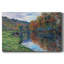 «The Small Arm of Jeufosse, Autumn, 1884zz», toile tendue avec châssis-769227556