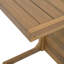 Table de bout en C brun