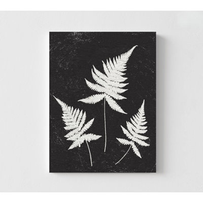 Feuilles blanches, impression de chef Boyscout, impression de bureau naturel feuille noir et blanc, Lake auberge chambre décor