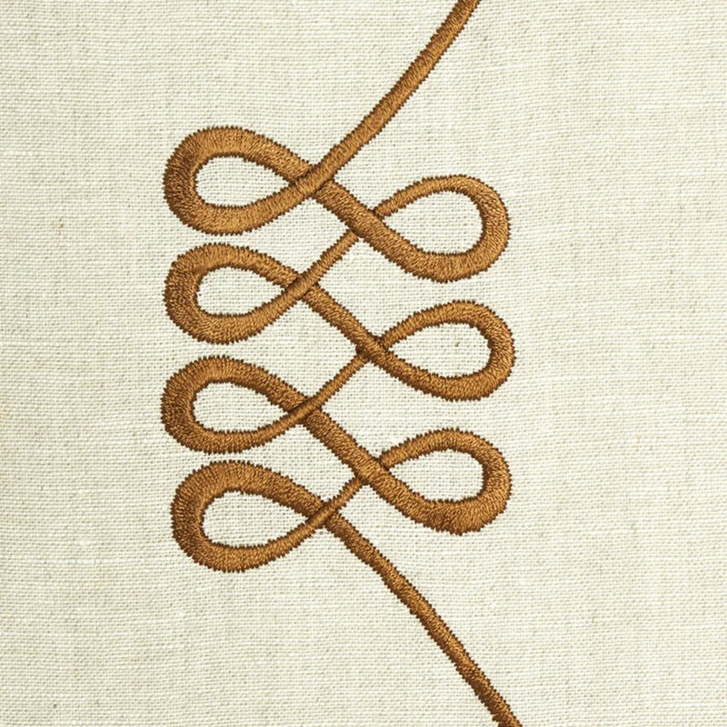 Nicolette Embroidery Fabric, Tan/ Neutral/ Brown