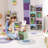 Sorbus Storage Bins with Clear Window - 6 Foldable Baskets with Handles-1683032580-1683032578