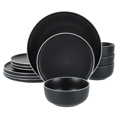 BIA Cordon Bleu 12 Piece Dinnerware Set Tempo Terracotta