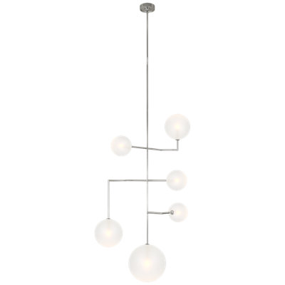 Linnea 6 - Light Metal LED Chandelier by AERIN