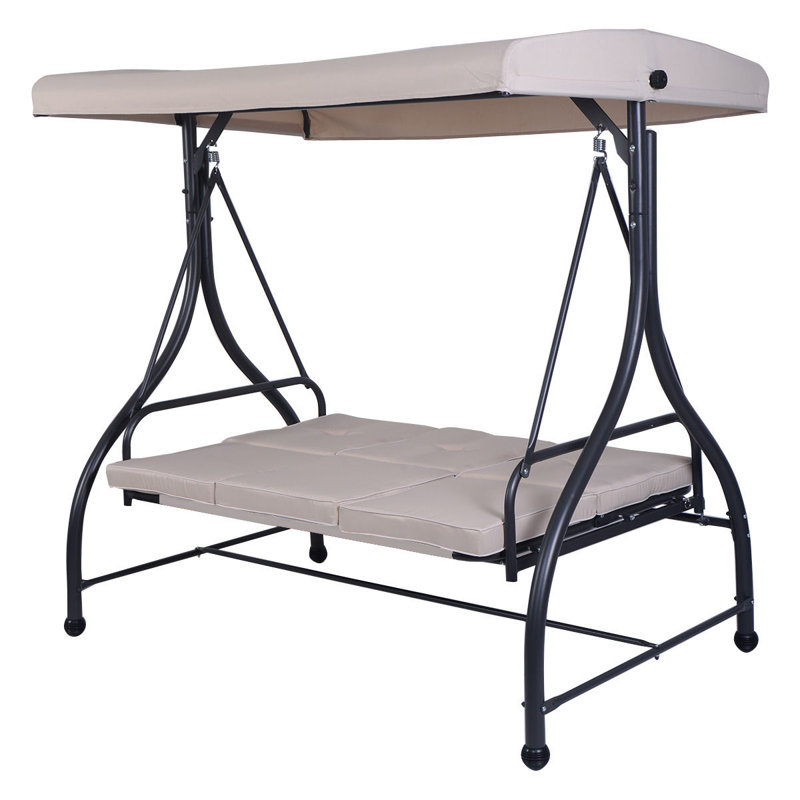 Balancelle de véranda avec support Briggs, Beige