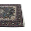Tapis oriental noir classique à motif floral Kirman-2106159329