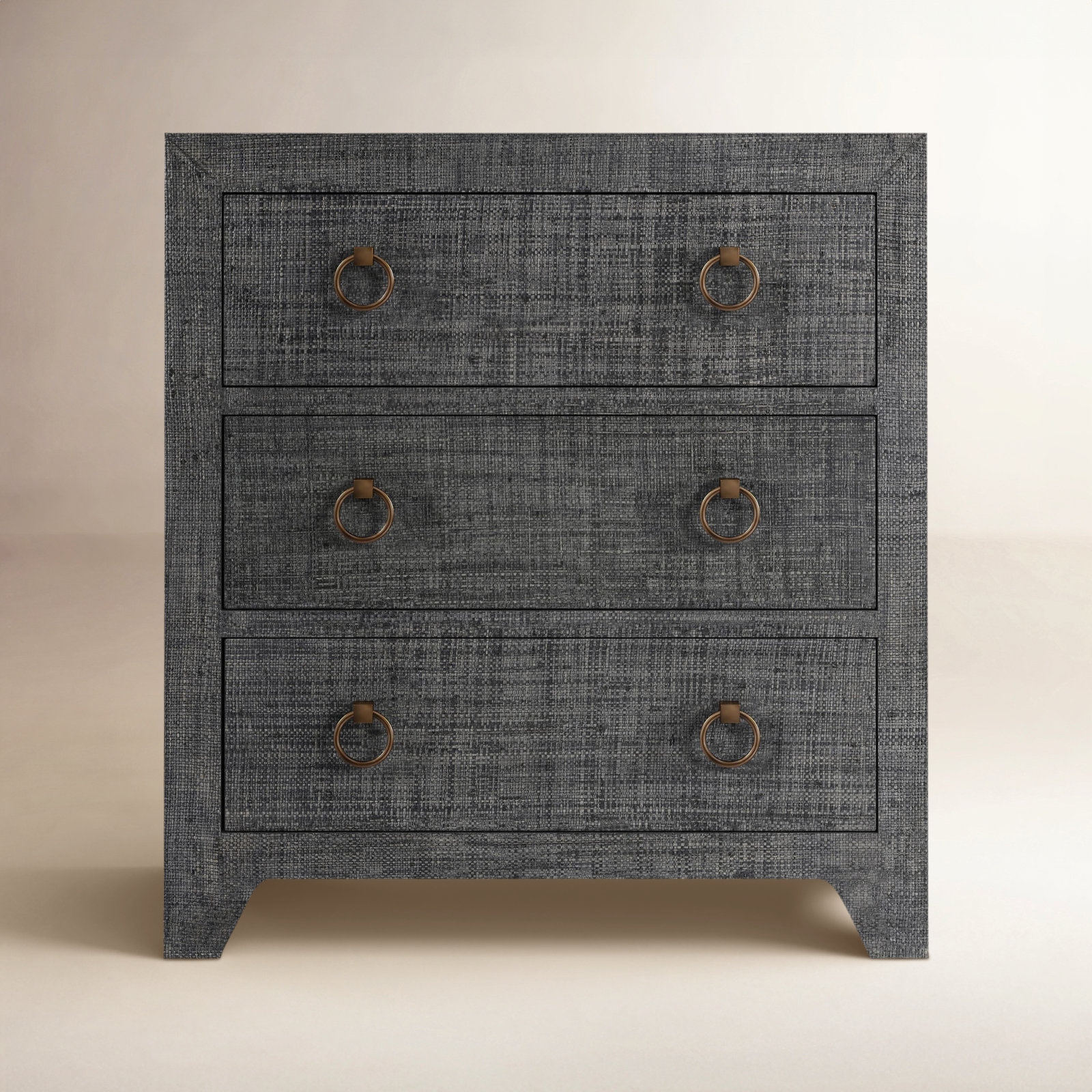 Birch Lane™ Cleo 3 - Drawer Raffia Dresser | Wayfair