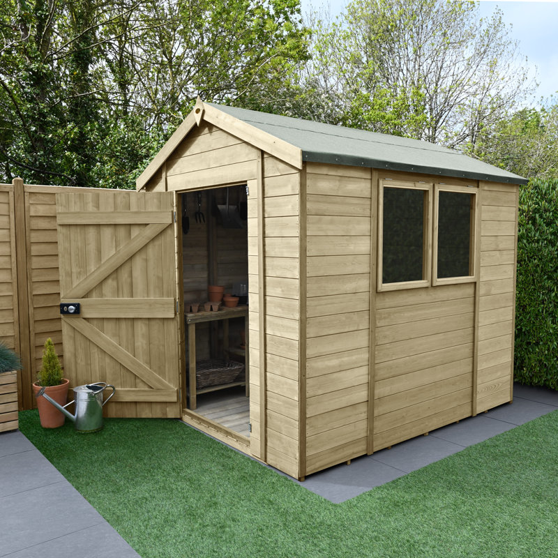 Timberdale 8 x 6 Apex Shed, Yes