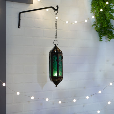 Jade Green Serenity Hanging Lamp 3.5x3.12x11