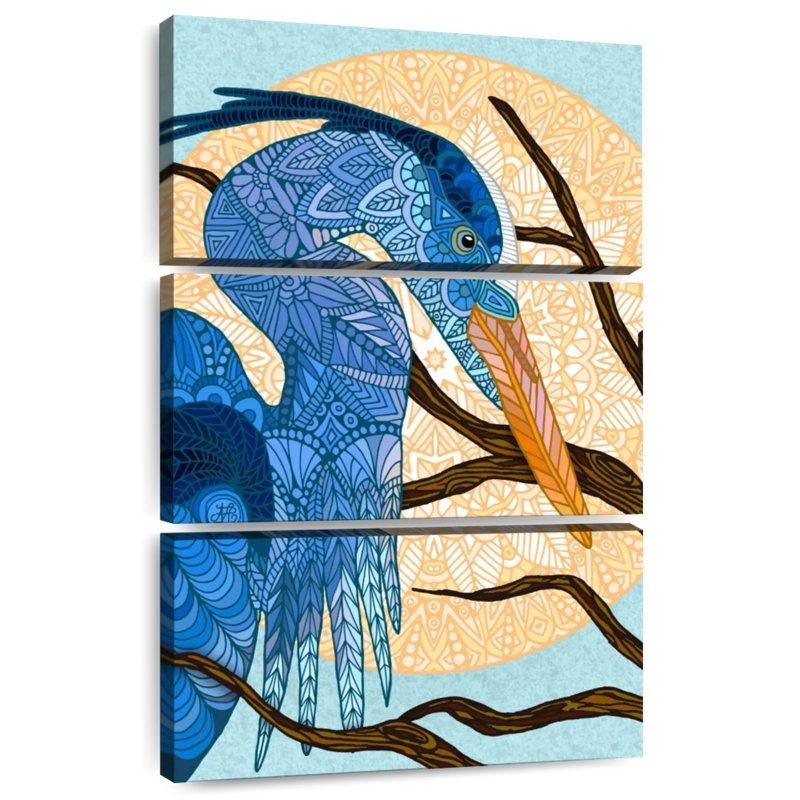 Brampt Egret Sun, 32" H x 20" W