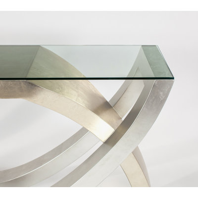 60'' W Glass Console Table