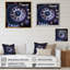 Mauve fractal mandala galactique sur toile-813477546-813477547