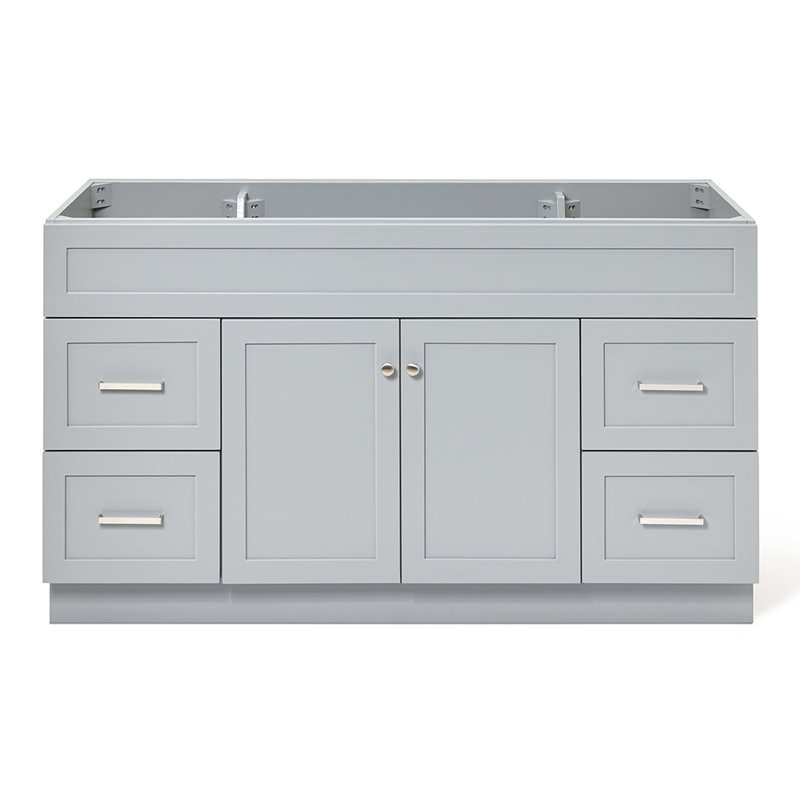 Paulla 60'' Single Bathroom Vanity Base Only, Gray
