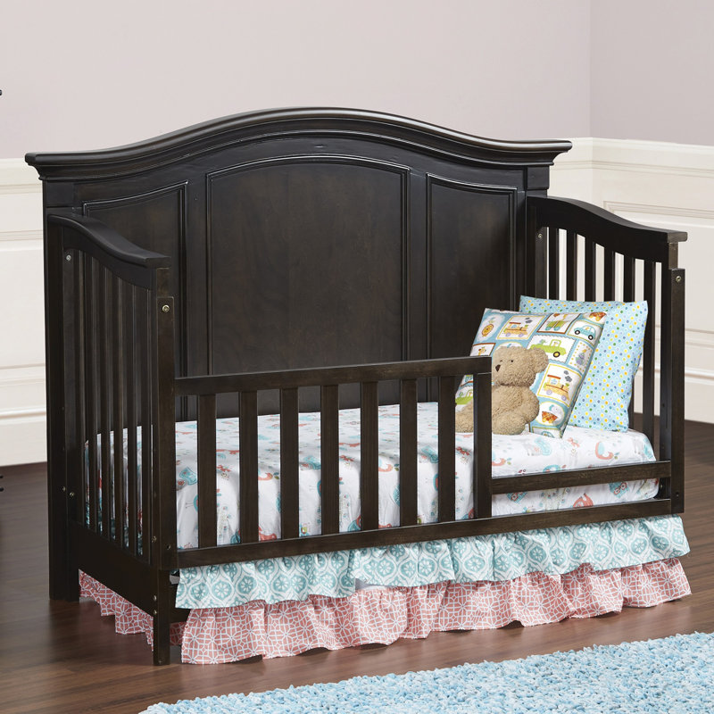 Glendale Toddler Bed Rail, Charcoal Brown