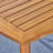 Foxborough Solid Wood Dining Table Outdoor Square Acacia Wood Table with Straight Legs-30266965