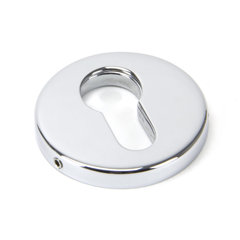 Regency Concealed Escutcheon Rosette, Polished Chrome