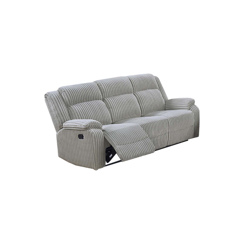 Canapé inclinable 1pc, Bois de frêne gris