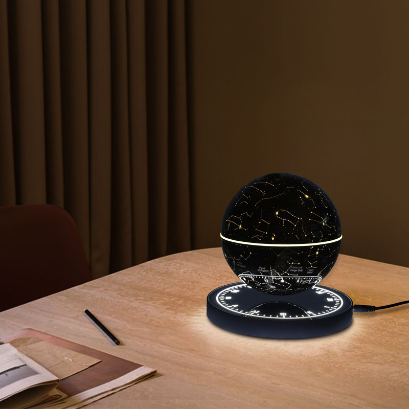 360° Auto-Rotating Freestanding Magnetic Levitating Globe With LED