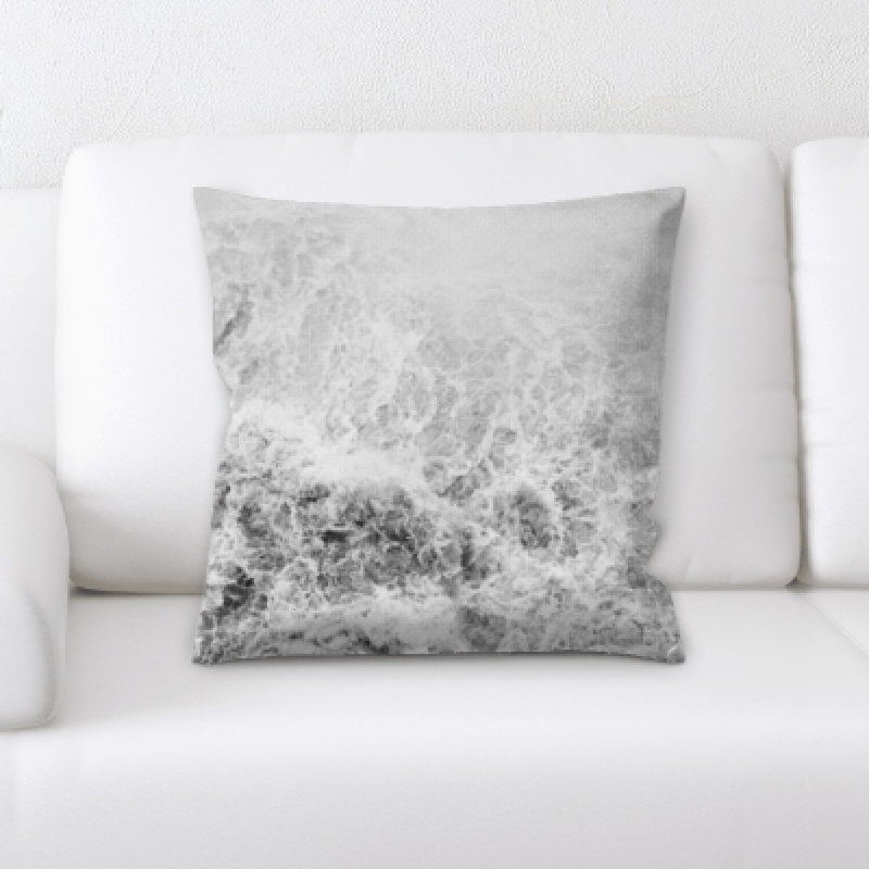 Microsuede Reversible Throw Pillow