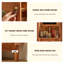 Armoire de coin Modern Burlywood