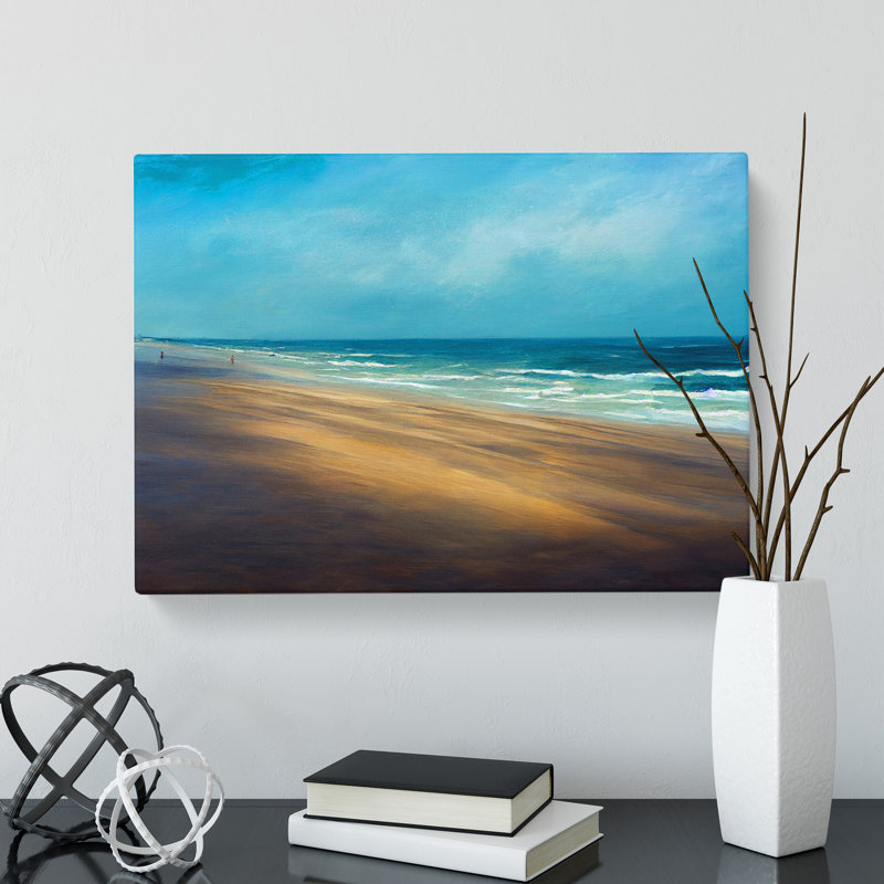Gold Beach - Wrapped Canvas, 40cm H x 60cm W x 3cm D