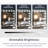 Venetian Lighted Hollywood Frame Makeup Mirror with 3 Color Lights & Memory Function-799722859-799722863