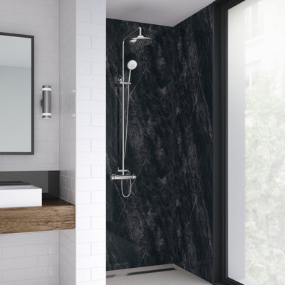 60mm 59mm W x 242mm H Decorative Wall Panel with Glass