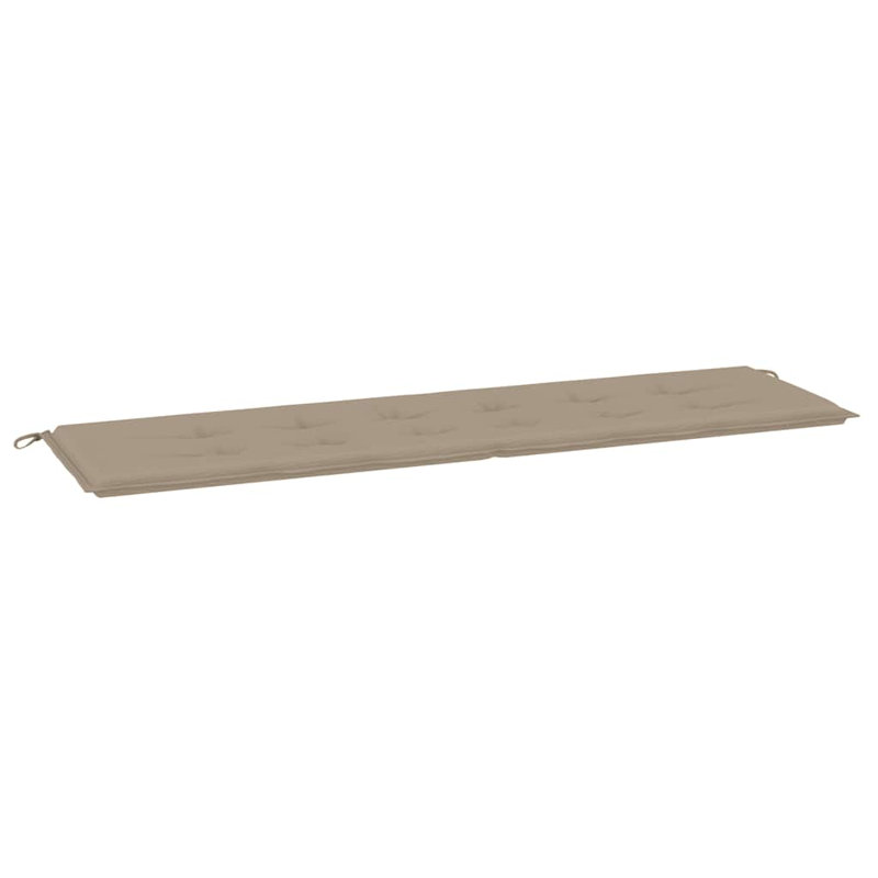 Outdoor Seat Cushion, Brown, 59.1" W x 19.7" D x 1.2" T