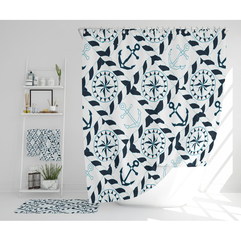 Nundley Polyester Shower Curtain Set