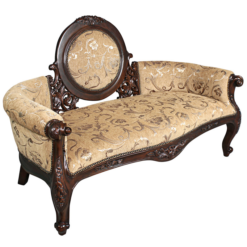 Victorian Cameo Upholstered Settee