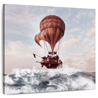 Vieux dirigeable Steampunk Mehar