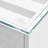 Hello Kitty SlayStation Mini Vanity Table with Clear View Glass Top, Double Decker Drawers with Preset Compartments-1685813325