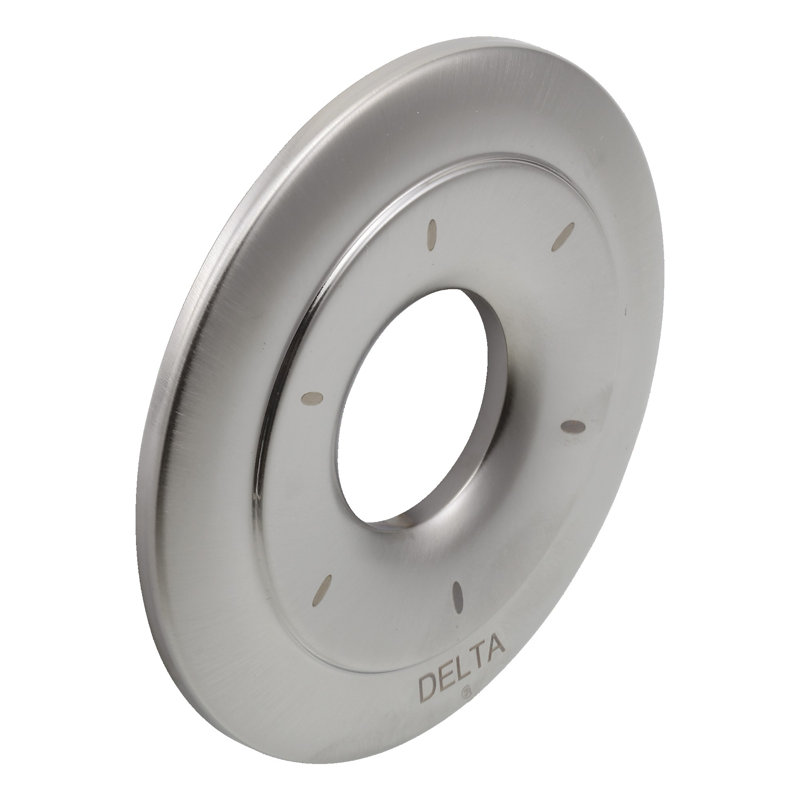 Victorian 6-Setting Diverter Escutcheon, Pearl Nickel