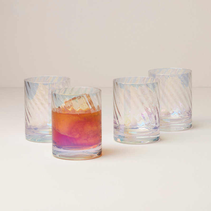 Lenox Tuscany Classics Iridescent DOF Glasses, Set of 4