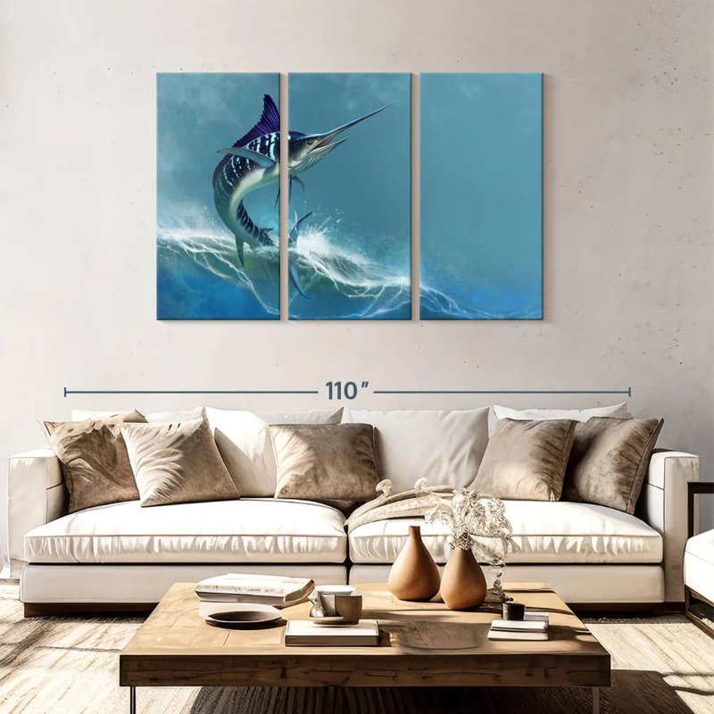 Brampt Marlin Jump, 48" H x 74" W